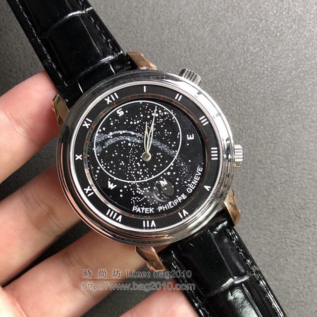 PATEK PHILIPPE手錶 星空5102天月款日內瓦蒼穹系列 百達翡麗機械表 百達翡麗高端男表  hds1097